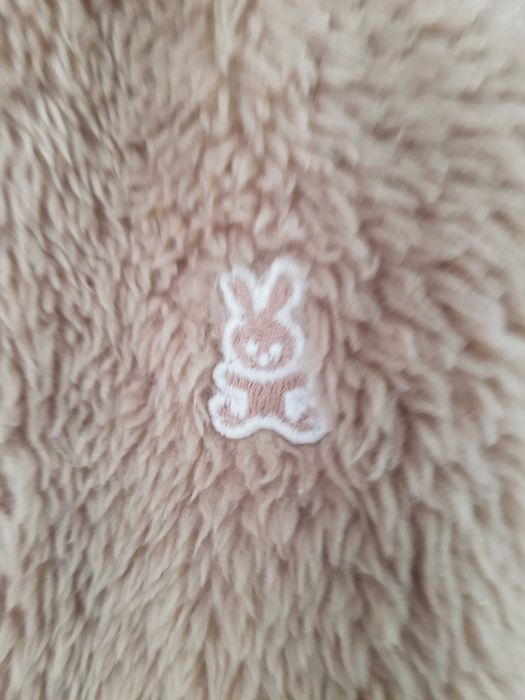 Markowy polar Benetton Baby ciepła bluza z kapturem r. 68