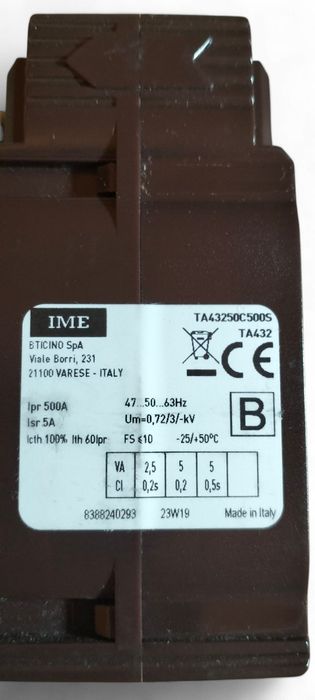 Трансформатор тока IME TA43250C500S.