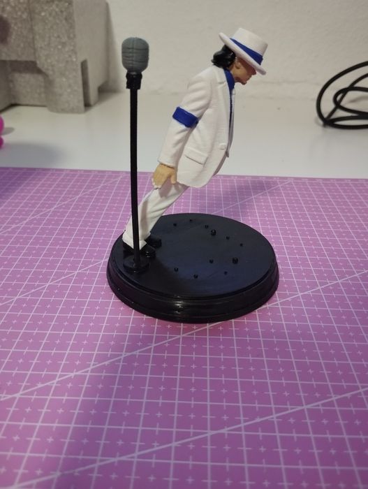 Estatueta Michael Jackson em 3D