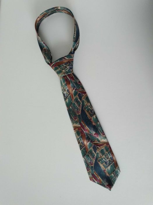 роскошный фирменный шелковый галстук краватка шелк River Island