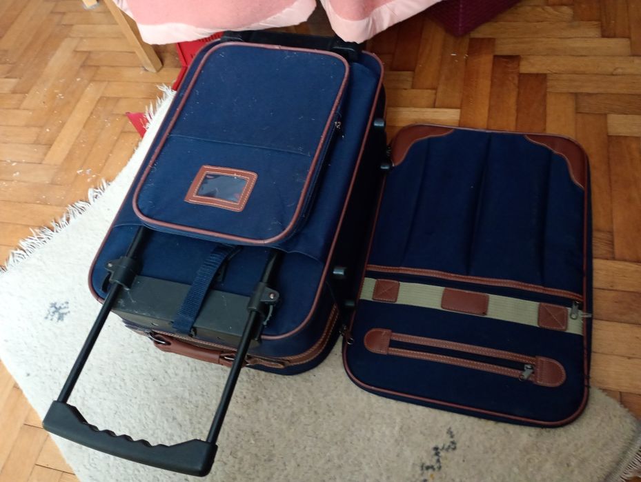 Walizka z materiału