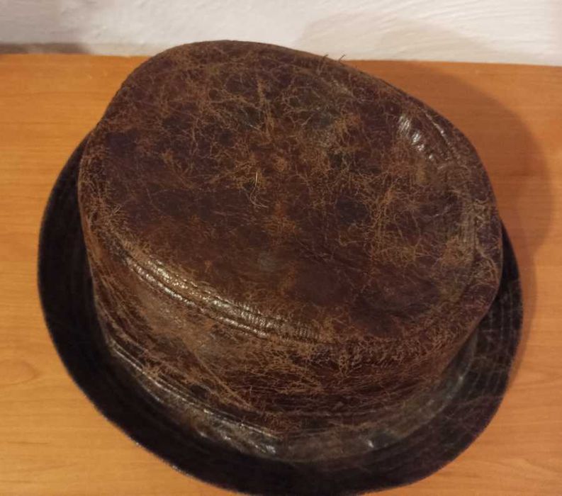 Kapelusz brązowy 75% skóra naturalna rozmiar L