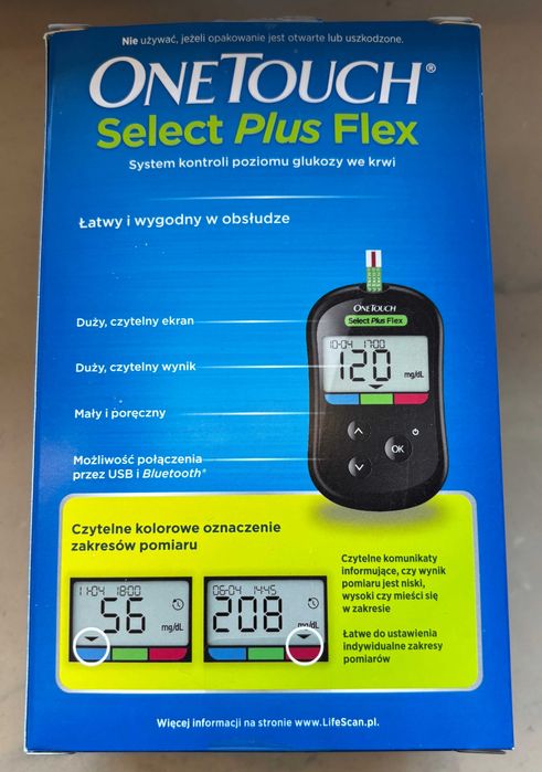 Glukomert OneTutch Select Plus Flex, fabrycznie NOWY!!!