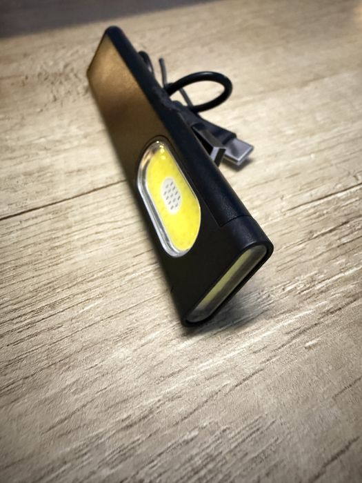 Latarka Akumulatorowa Led Cob. Usb-C