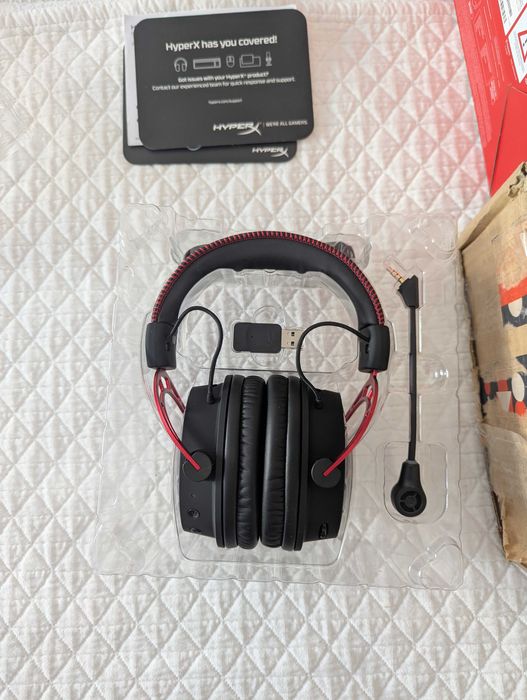 Headset HyperX Cloud Alpha Wireless - NOVO em caixa