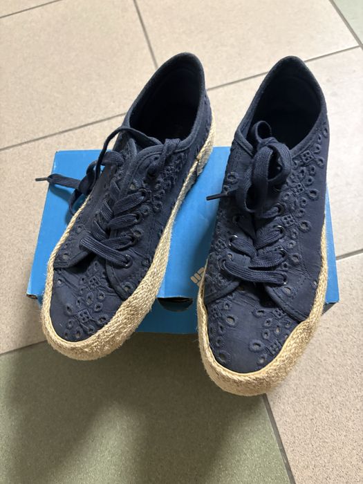 Espadryle na podwyższonej podeszwie