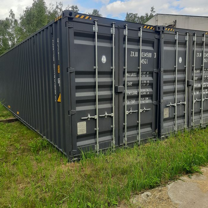 Kontener 40HC ONE WAY  antracyt RAL7016