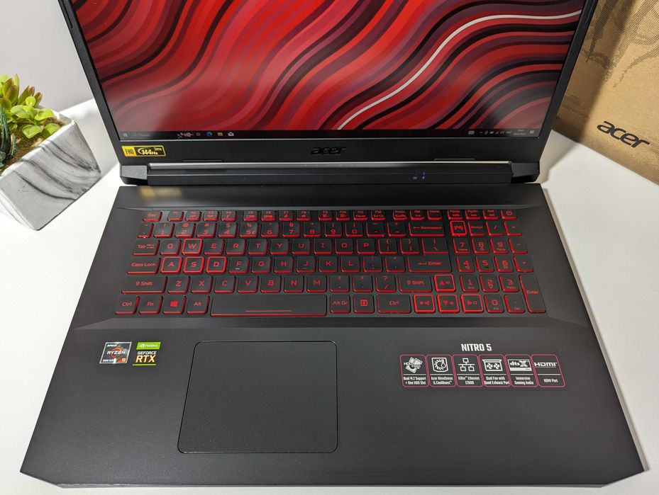 LAPTOP GAMINGOWY Acer Nitro RTX 3050 Ti Ryzen 5 5600H 144hz Komputer