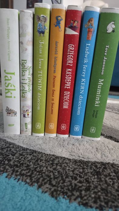 Muminki, Tuwim, Kern,Kasdepke zestaw 7 książek dla dzieci