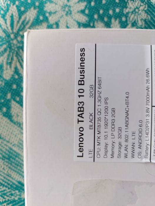 Планшет Lenovo TAB3 10