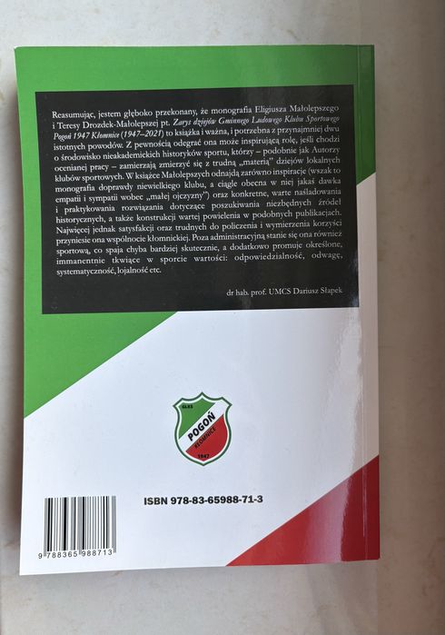 Zarys dziejów Pogoń Kłomnice - Małolepszy