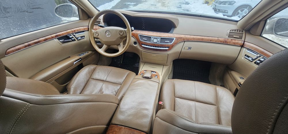 Mercedes S550 185tkm! W221 S-klasa 5.5 V8 388km LONG Stan Bdb ! PIĘKNA