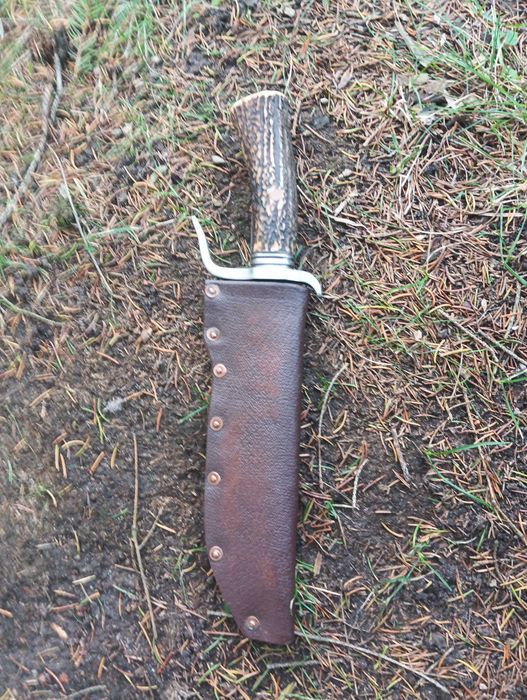 Nóż Bowie ręcznie kuty