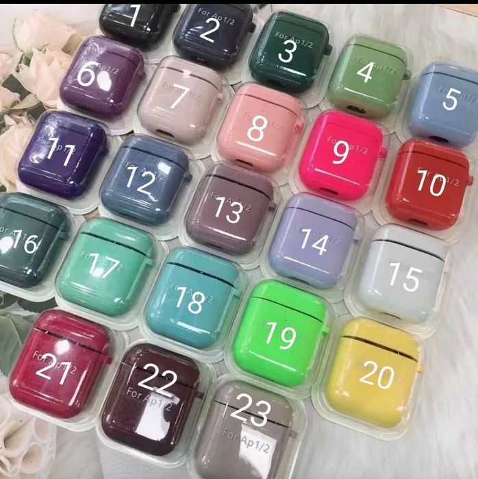 Чохол для AirPods 1/2/3/Pro/Pro 2 з мікрофіброю. Силіконовий кейс ОПТ!