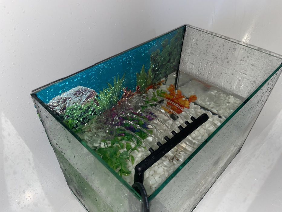 Скляний акваріум 20*35