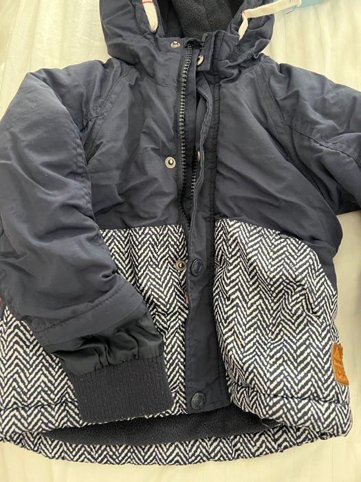 Granatowa kurtka dla dziecka 74