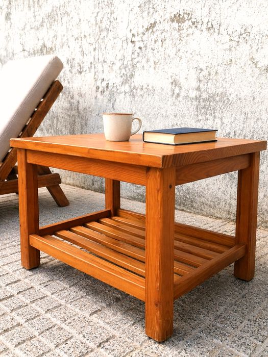 Mesa de Apoio Madeira Teca