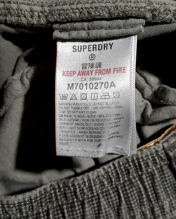 Superdry мужские джинсы на резинке, брендовые стрейчевые штаны