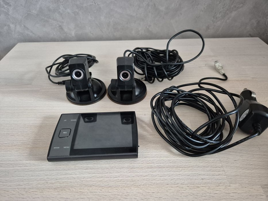 Автомобильный видеорегистратор/Авто регистратор HD/2 камеры