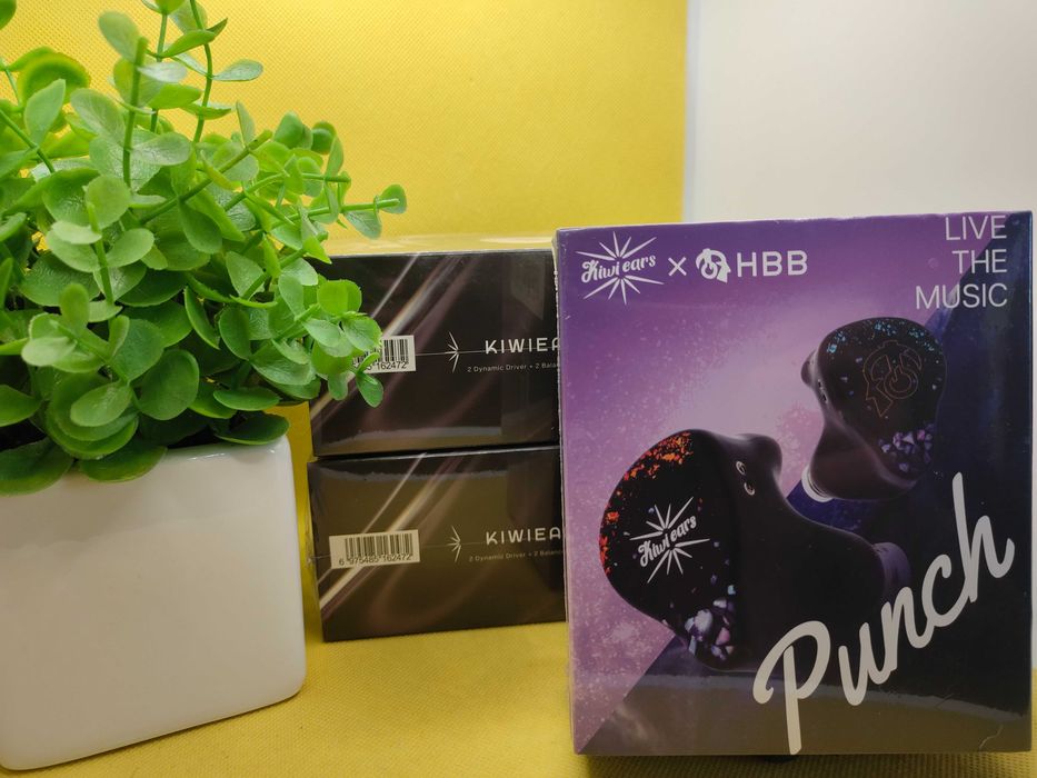 ‼️ Kiwi Ears x HBB Punch - гибридные iem's наушники (1DD + 2BA + 2EST)