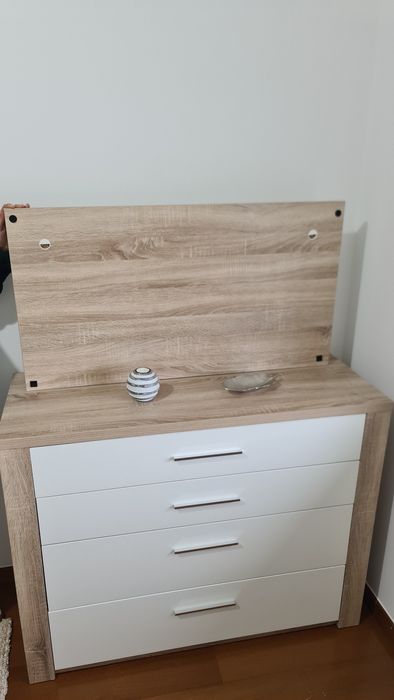 Espelho moldura carvalho