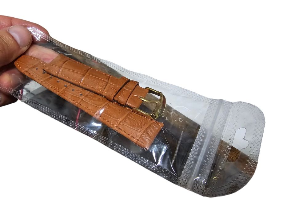 Nowy pasek do zegarka 20mm ze skóry + 2x teleskop