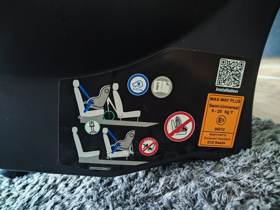 Fotelik Britax Romer 9-25 kg Max Way Plus