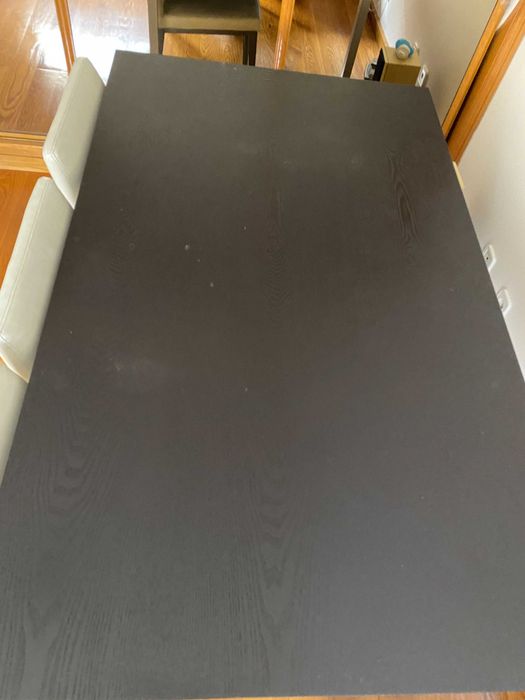 Mesa jantar madeira com 3 cadeiras