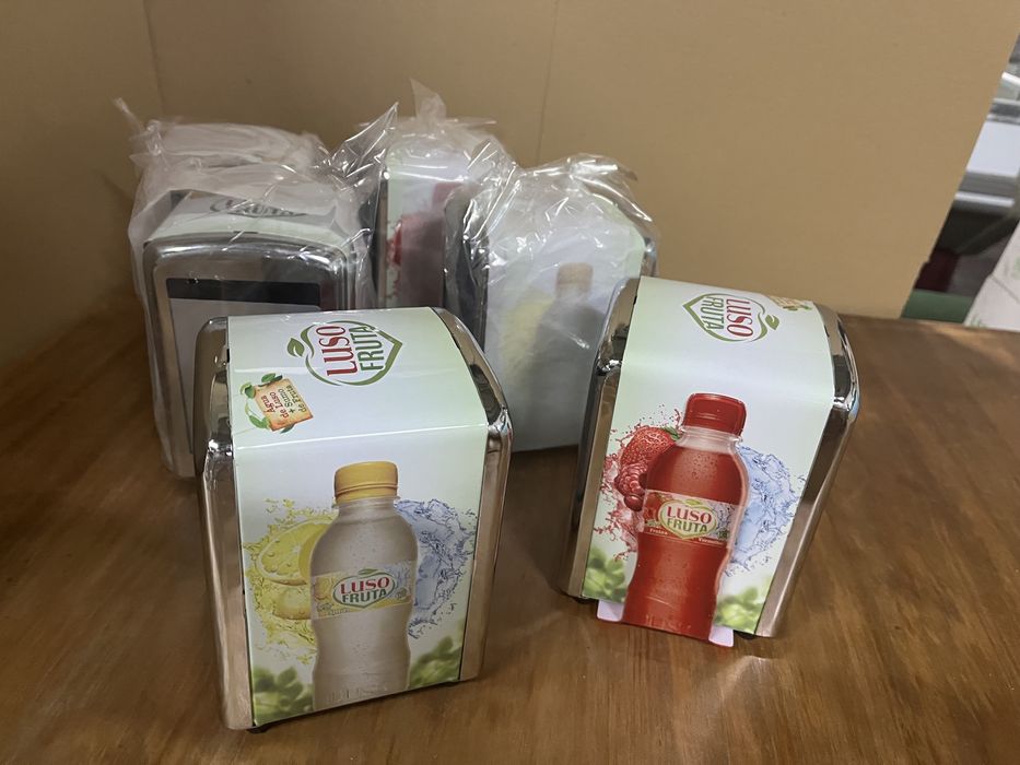 Porta guardanapos / guardanapeiros em chapa novos conjunto 6