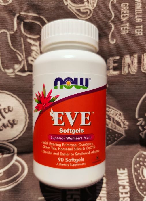 Комплексні вітаміни Adam адам Eve ева для мужчин женщин Now Foods