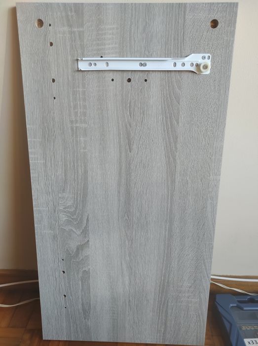 Toucador/ penteadeira com LEDs 74,5x40x141 cm sonoma cinza
