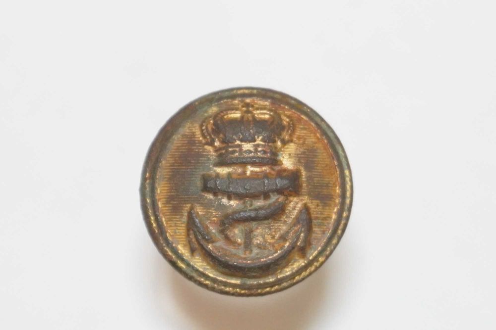 Botões (coroa sobre âncora) dourados  Лот 300