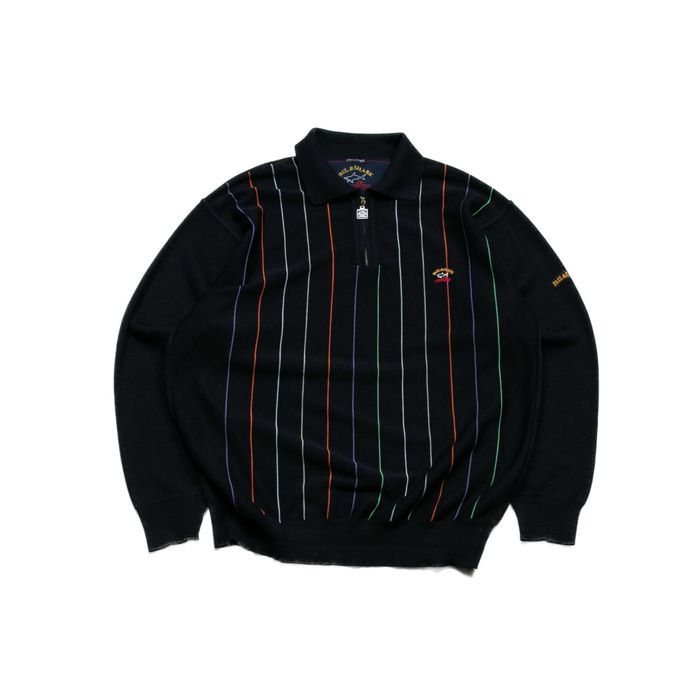 Paul&Shark Yachting Sweter Half-zip 100% Wełna XXL Woolmark męski polo