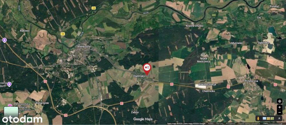 Atrakcyjne działki na skraju małej miejscowości, 4 km od Skwierzyny