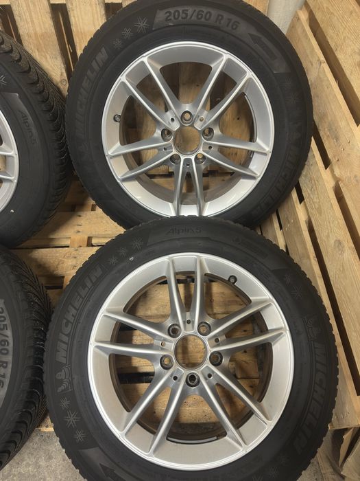 koła Alu OE Mercedes VW Audi 16'' 5x112 zima Michelin Alpin 205/60/16