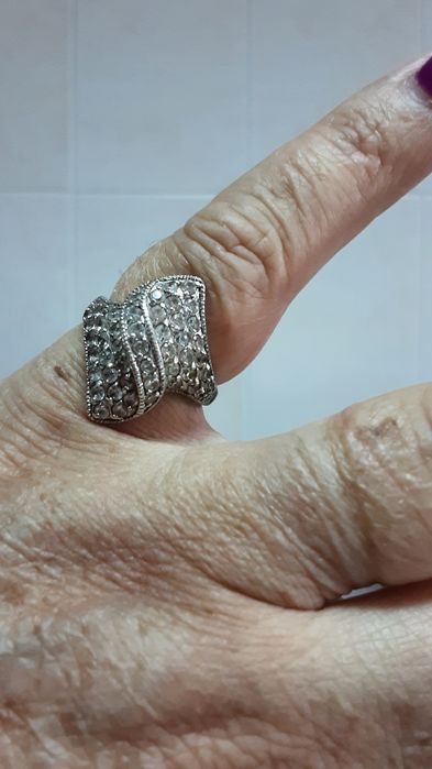 Anel em prata constratada 925 peso 6gramas