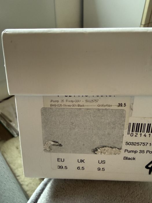 Buty damskie Hugo Boss czarne