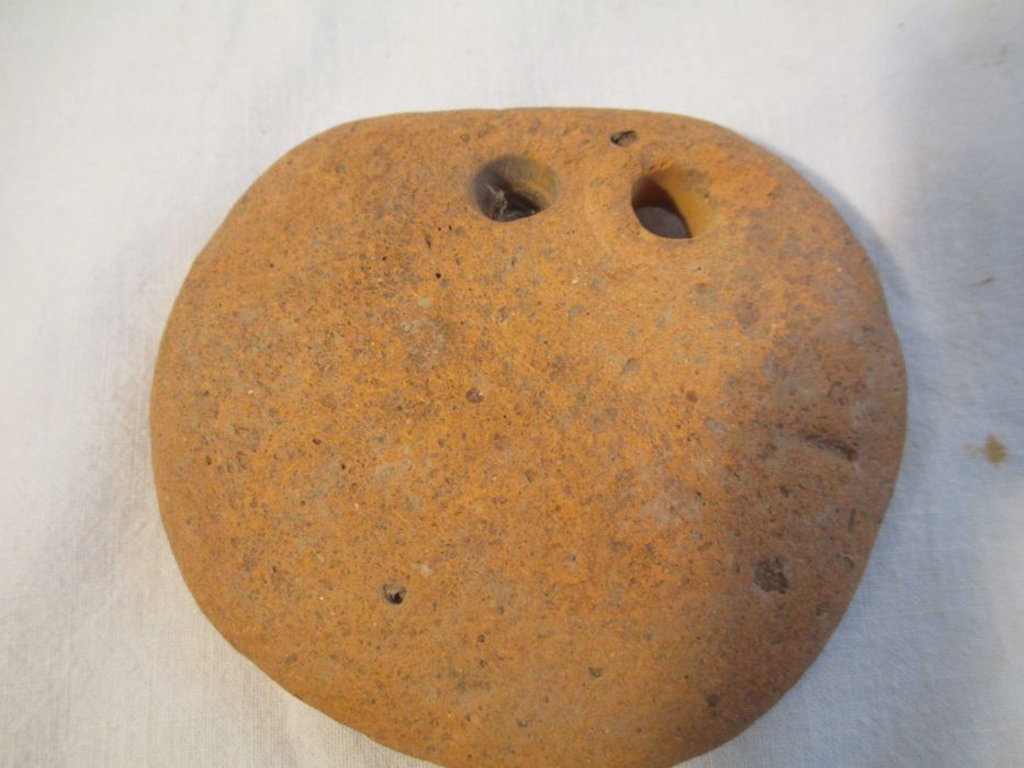 Peso de rede em cerâmica antiga