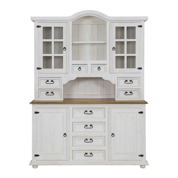 Drewniany kredens kuchenny biały VIT 117 SLIM