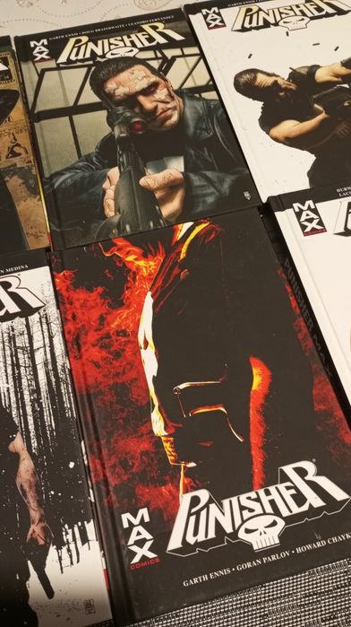 Egmont Punisher MAX zestaw 1-6 oraz 8