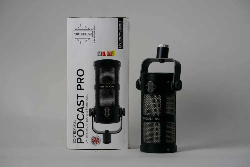 Microfone Sontronics Podcast Pro Black