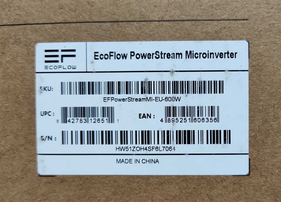 Микроинвертор EcoFlow PowerStream 600W(800W) + кабель Delta 2 + Cooler