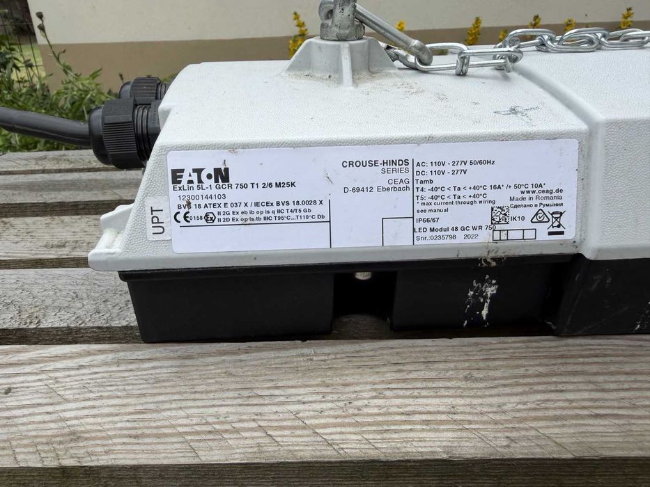Lampa przeciwwybuchowa LED Eaton Crouse-Hinds ExLin 5L-1 ATEX