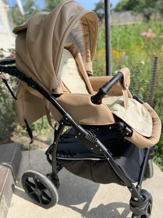 Дитяча коляска 2 в 1 Classik (Класик) Victoria Gold екошкіра