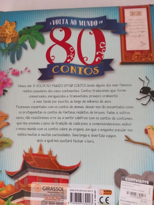 Livro "A volta ao mundo em 80 contos"