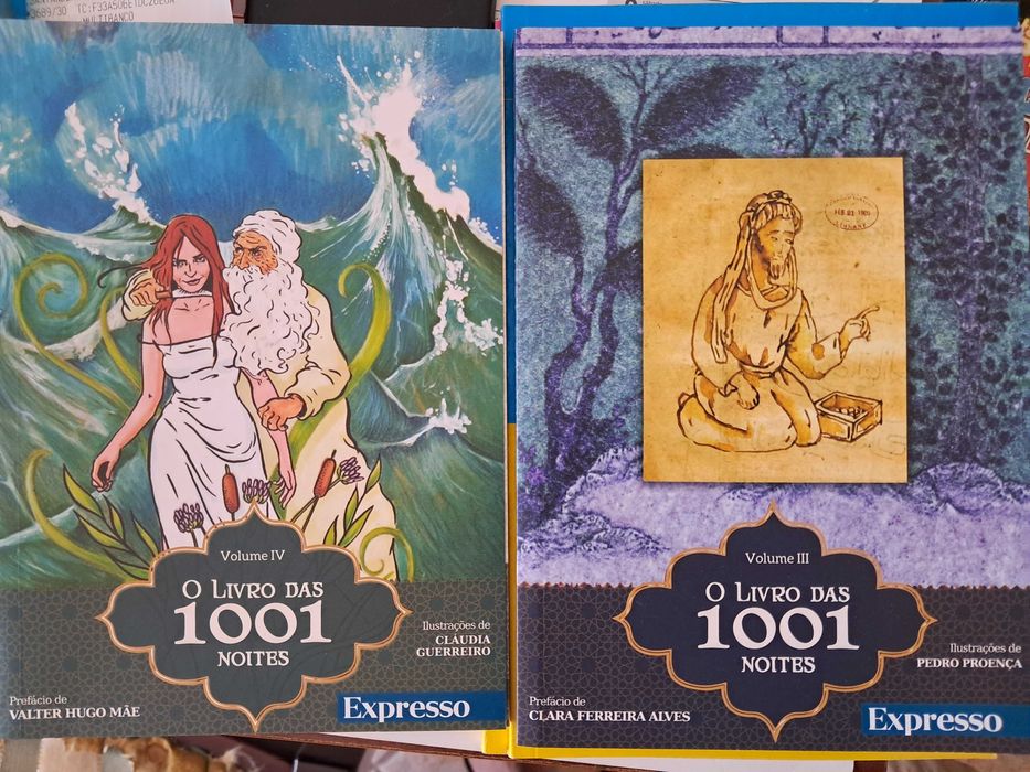 O livro das 1001 noites, vol 3 e 4