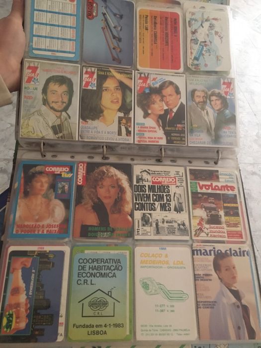 Calendários de 1986, artigos de colecção