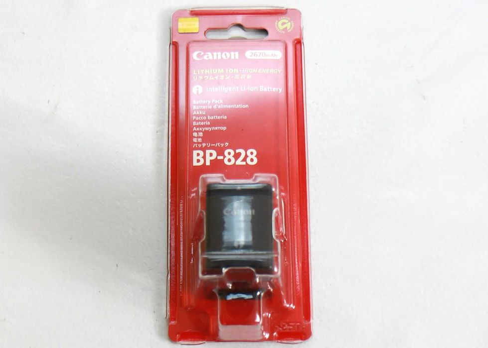 Bateria Canon BP-828 nova (selada)