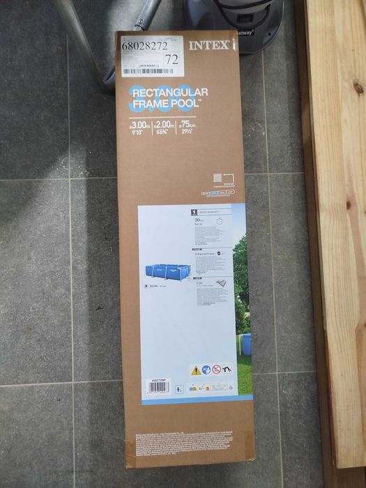 Piscina Intex 3.00mx2.00mx75cm Nova dentro da caixa original, por abrir