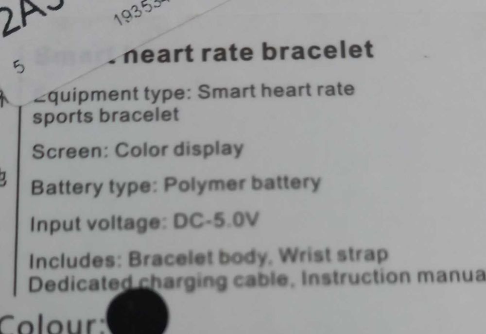 Pulseira Smart Heart rate